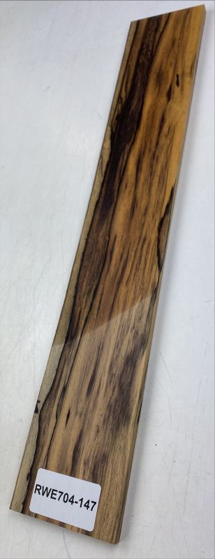 Griffbrett Weißes Ebenholz, 520x85x10mm, Einzelstück #147